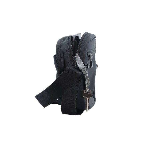 Τσαντάκι Ώμου Discovery Downtown Utility Bag Rpet D00911.06 Μαύρο ΤΣΑΝΤΕΣ & ΠΟΡΤΟΦΟΛΙΑ