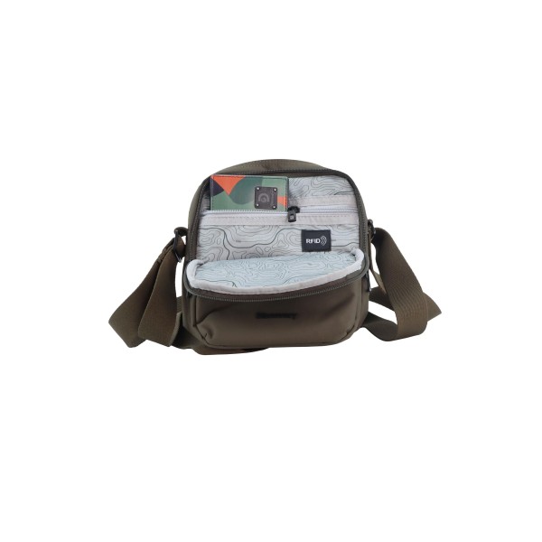 Τσαντάκι Ώμου Discovery Downtown Utility Bag Rpet D00912.11Χακί