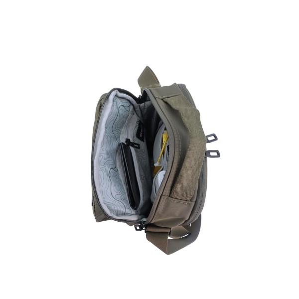 Τσαντάκι Ώμου Discovery Downtown Crossbody Bag Rpet D00914.11 Χακί ΤΣΑΝΤΕΣ & ΠΟΡΤΟΦΟΛΙΑ