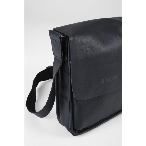 Τσαντάκι Ώμου Discovery Heritage Flap Shoulder Bag D03351.06 Black ΤΣΑΝΤΕΣ & ΠΟΡΤΟΦΟΛΙΑ
