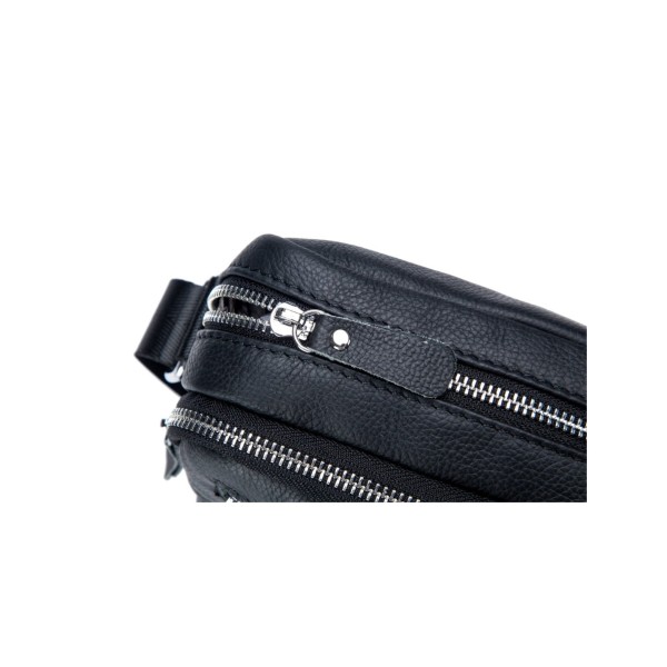 Δερμάτινο Τσαντάκι ¨Ωμου Bull Captain DJB016 Μαύρο