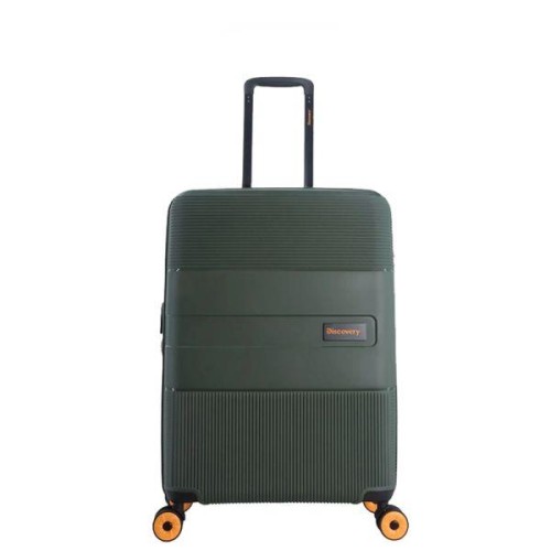 Βαλίτσα Μεσαία Σκληρή Επεκτεινόμενη Discovery Trails 65cm Khaki