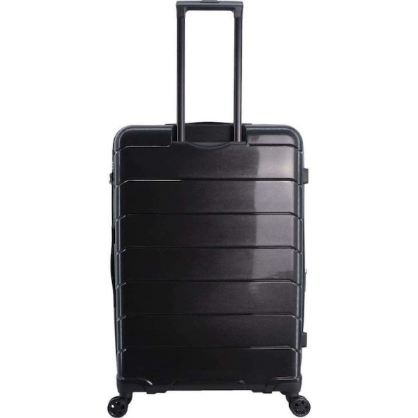 Βαλίτσα Μεγάλη Σκληρή Επεκτεινόμενη Discovery Skyward DL12HA71-06 Μαυρο