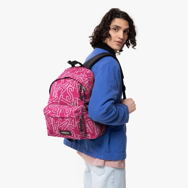 Σακίδιο Πλάτης Eastpak Padded Pakr EK6202O2 Letters Pink ΣΧΟΛΙΚΑ ΕΙΔΗ