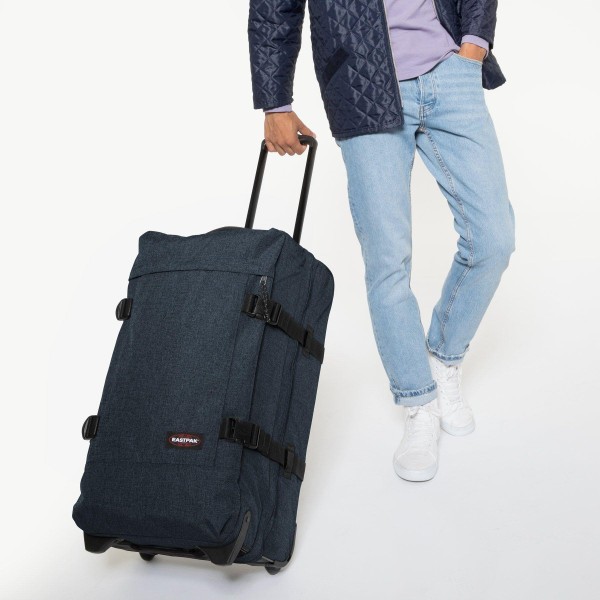 Βαλίτσα Μεσαία Eastpak Tranverz Μ (67CM) EK62L26W Triple Denim ΒΑΛΙΤΣΕΣ & ΣΑΚΟΙ ΤΑΞΙΔΙΟΥ