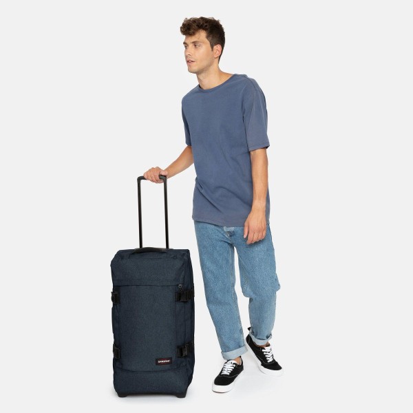 Βαλίτσα Μεσαία Eastpak Tranverz Μ (67CM) EK62L26W Triple Denim ΒΑΛΙΤΣΕΣ & ΣΑΚΟΙ ΤΑΞΙΔΙΟΥ