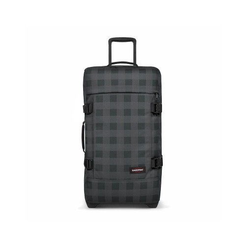 Βαλίτσα Μεσαία Μαλακή Eastpak Tranverz Μ |67x36x30cm| Checker Grey