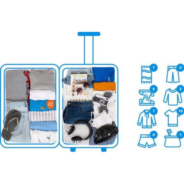 Βαλίτσα Μεσαία Eastpak Transit'R M (67CM) EK0A5BA8L831 Ultra Marine ΒΑΛΙΤΣΕΣ & ΣΑΚΟΙ ΤΑΞΙΔΙΟΥ