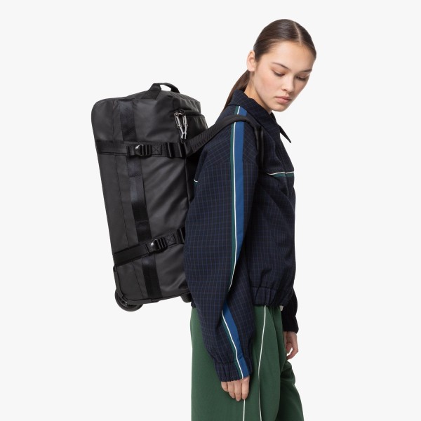 Σάκος Ταξιδίου Καμπίνας- Σακίδιο Πλάτης Duffel Pack Wheel Eastpak (Small) EK0A5BMG4Y8 Tarp Black2