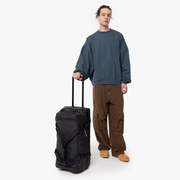 Σάκος Ταξιδίου Καμπίνας- Σακίδιο Πλάτης Duffel Pack Wheel Eastpak (Small) EK0A5BMG4Y8 Tarp Black2