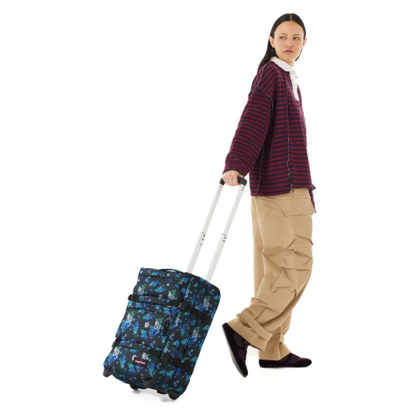 Βαλίτσα Καμπίνας Μαλακή Eastpak Transit' R Plus S |55x33x23cm| Floral Bloom BlacK