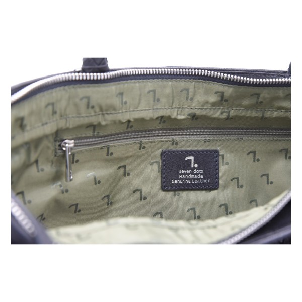 Τσάντα Γυναικεία Δερμάτινη 7.Dots Electra-15-110 Black ΤΣΑΝΤΕΣ & ΠΟΡΤΟΦΟΛΙΑ