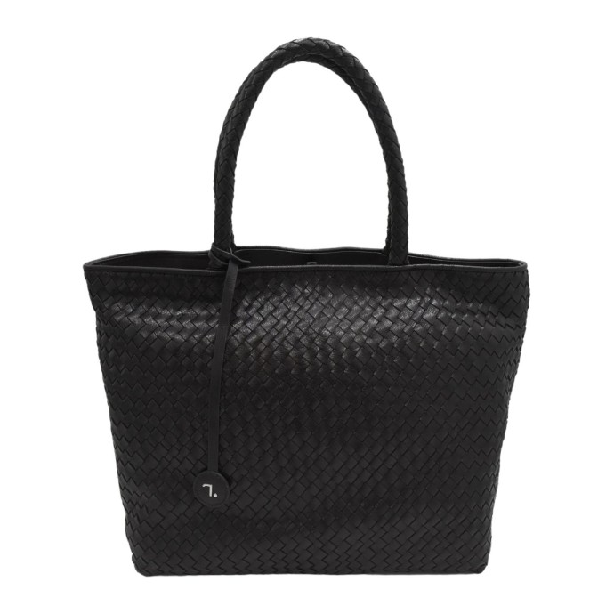 Τσάντα Γυναικεία Δερμάτινη 7.Dots Electra-16-111 Black ΤΣΑΝΤΕΣ & ΠΟΡΤΟΦΟΛΙΑ