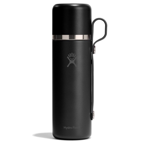 Hydro Flask Hot Flask And Cup Μπουκάλι Θερμός Ανοξείδωτο 828ml Black