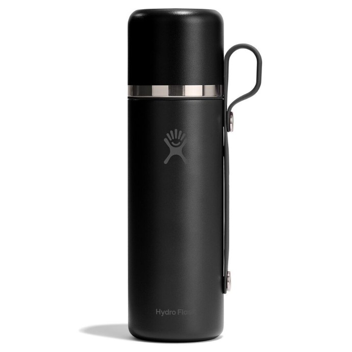 Hydro Flask Hot Flask And Cup Μπουκάλι Θερμός Ανοξείδωτο 828ml Black Hydro Flask Hot Flask And Cup Μπουκάλι Θερμός Ανοξείδωτο 828ml Black