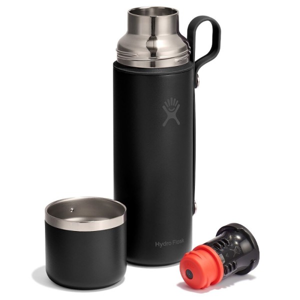 Hydro Flask Hot Flask And Cup Μπουκάλι Θερμός Ανοξείδωτο 828ml Black Hydro Flask Hot Flask And Cup Μπουκάλι Θερμός Ανοξείδωτο 828ml Black
