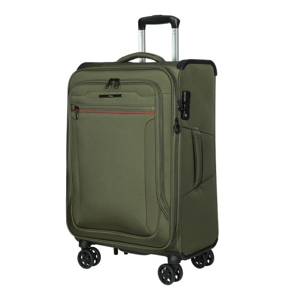 Βαλίτσα Μαλακή Mεσαία Verage Toledo 68cm GM21002-M Green ΒΑΛΙΤΣΕΣ & ΣΑΚΟΙ ΤΑΞΙΔΙΟΥ