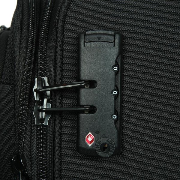 Βαλίτσα Μαλακή Καμπίνας Verage Toledo 55cm GM21002-S Black ΒΑΛΙΤΣΕΣ & ΣΑΚΟΙ ΤΑΞΙΔΙΟΥ