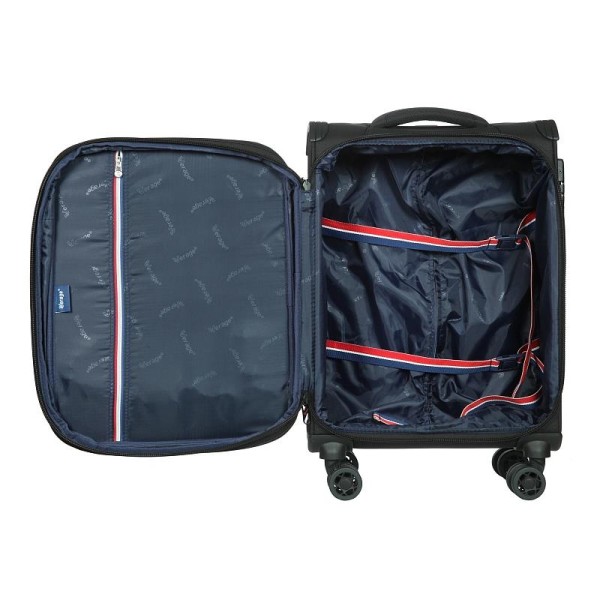 Βαλίτσα Μαλακή Καμπίνας Verage Toledo 55cm GM21002-S Black ΒΑΛΙΤΣΕΣ & ΣΑΚΟΙ ΤΑΞΙΔΙΟΥ