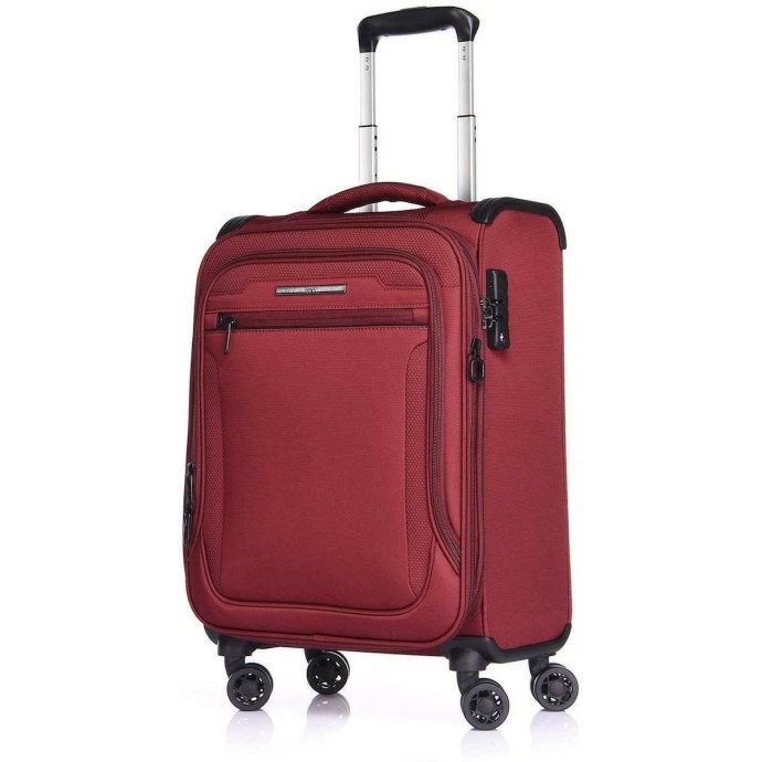 Βαλίτσα Μαλακή Καμπίνας Verage Toledo 55cm GM21002-S Burgundy