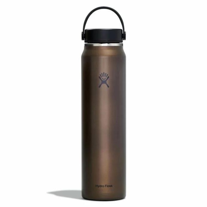 Hydro Flask Lightweight Wide Flex Μπουκάλι Θερμός Ανοξείδωτο 0.71ml Obsidian ΑΞΕΣΟΥΑΡ
