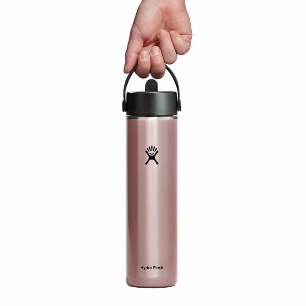 Hydro Flask Lightweight Wide Flex Straw Μπουκάλι Θερμός Ανοξείδωτο 710ml Quartz