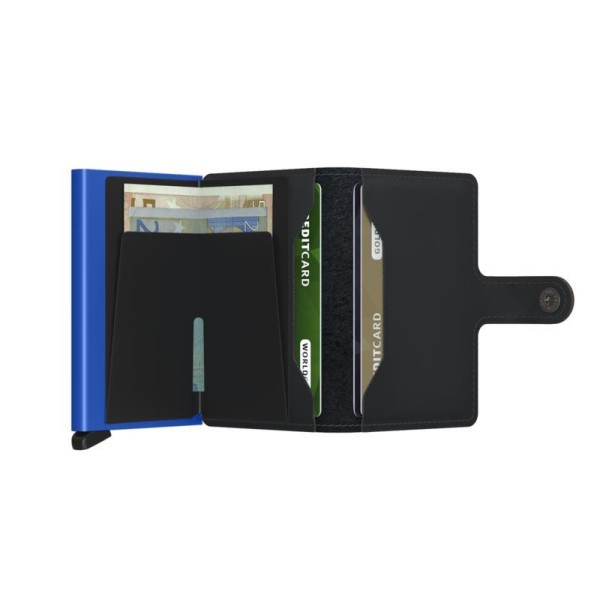 Πορτοφόλι - Καρτοθήκη Secrid Miniwallet Matte Black - Blue