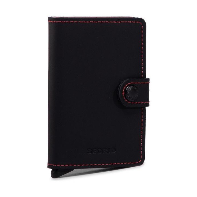 Πορτοφόλι - Καρτοθήκη Secrid Miniwallet Matte Black - Red