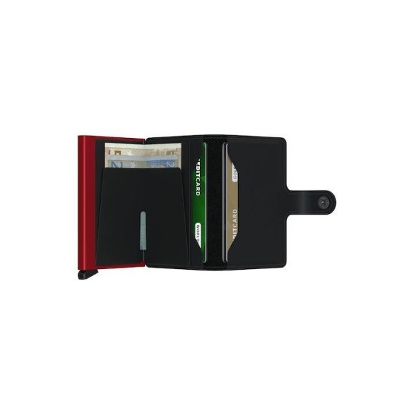 Πορτοφόλι - Καρτοθήκη Secrid Miniwallet Matte Black - Red