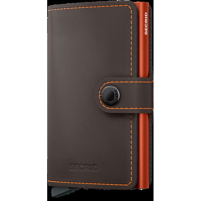 Πορτοφόλι - Καρτοθήκη Secrid Miniwallet Truffle & Orange