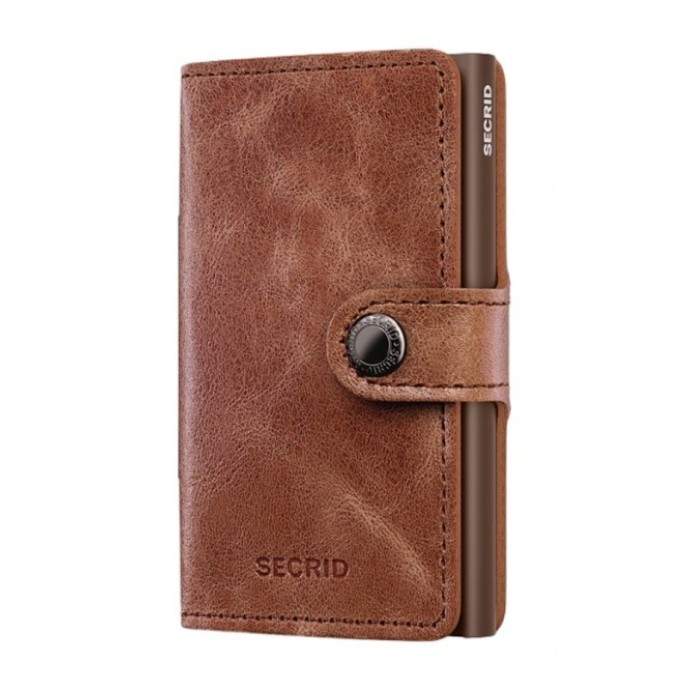 Πορτοφόλι - Καρτοθήκη Secrid Miniwallet Vintage Cognac-Brown
