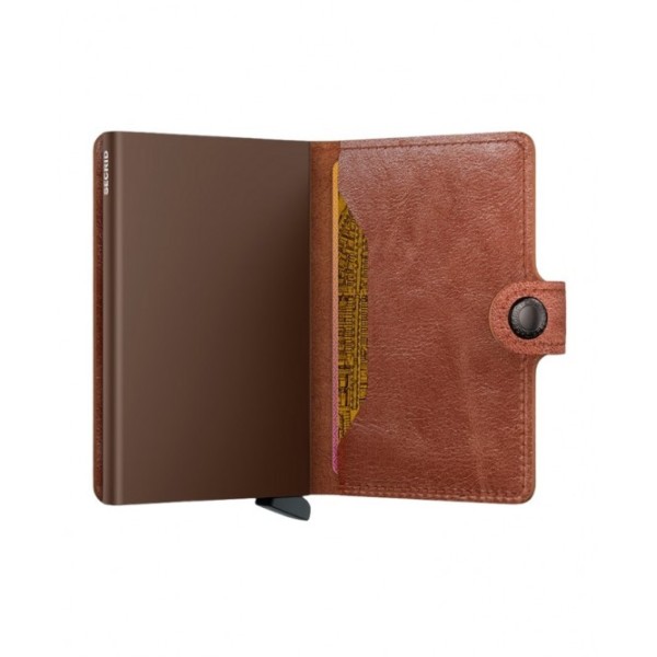 Πορτοφόλι - Καρτοθήκη Secrid Miniwallet Vintage Cognac-Brown
