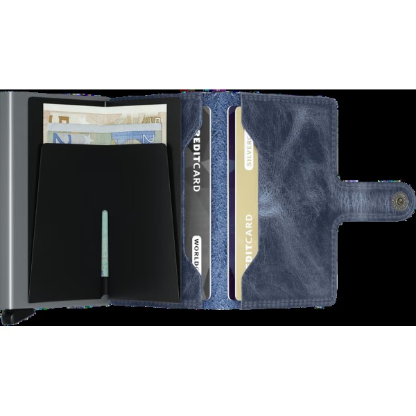 Πορτοφόλι - Καρτοθήκη Secrid Miniwallet Vintage Blue