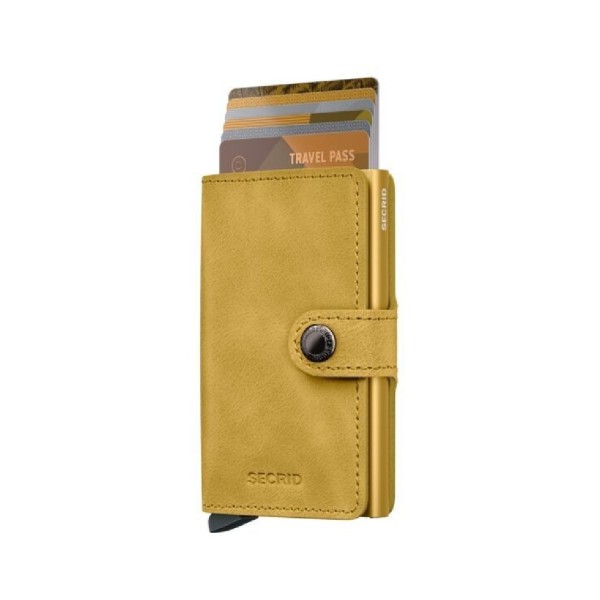 Πορτοφόλι - Καρτοθήκη Secrid Miniwallet Vintage Yellow