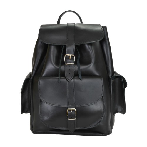 Σακίδιο Πλάτης Δερμάτινο Corium N385 Black