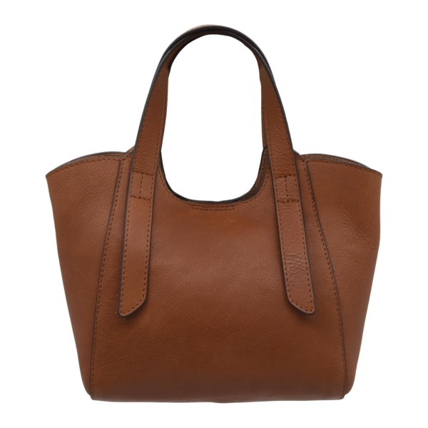 Τσάντα Γυναικεία Δερμάτινη 7.Dots Olympia-15-113 Brown ΤΣΑΝΤΕΣ & ΠΟΡΤΟΦΟΛΙΑ