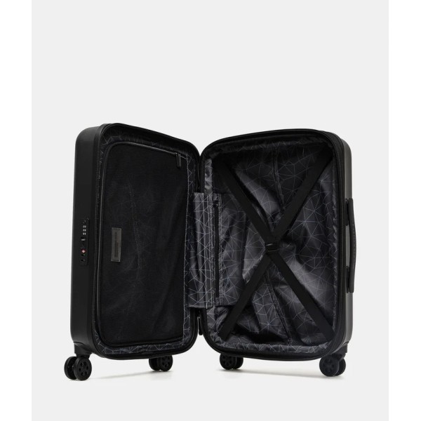 Βαλίτσα Καμπίνας Σκληρή Επεκτεινόμεvη Mandarina Duck P10FSV21 Spinner 55x35x23cm Black ΒΑΛΙΤΣΕΣ & ΣΑΚΟΙ ΤΑΞΙΔΙΟΥ