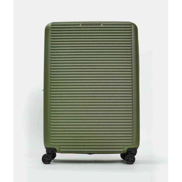 Βαλίτσα Μεγάλη Σκληρή Επεκτεινόμεvη Mandarina Duck Tank Case P10FSV24 Spinner 75cm Military Green ΒΑΛΙΤΣΕΣ & ΣΑΚΟΙ ΤΑΞΙΔΙΟΥ