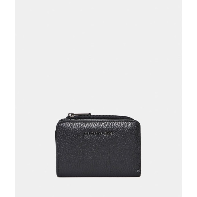 Πορτοφόλι Δερμάτινο Mandarina Duck Mellow Leather Wallet Nero Πορτοφόλι Δερμάτινο Mandarina Duck Mellow Leather Wallet Nero