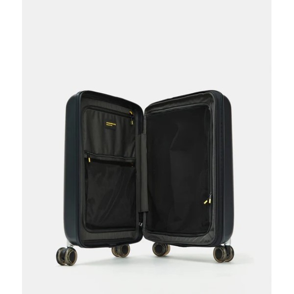 Mandarina Duck Sky Duck Βαλίτσα Καμπίνας Σκληρή Επεκτεινόμενη 55cm  P10OJV01-651 SBlack