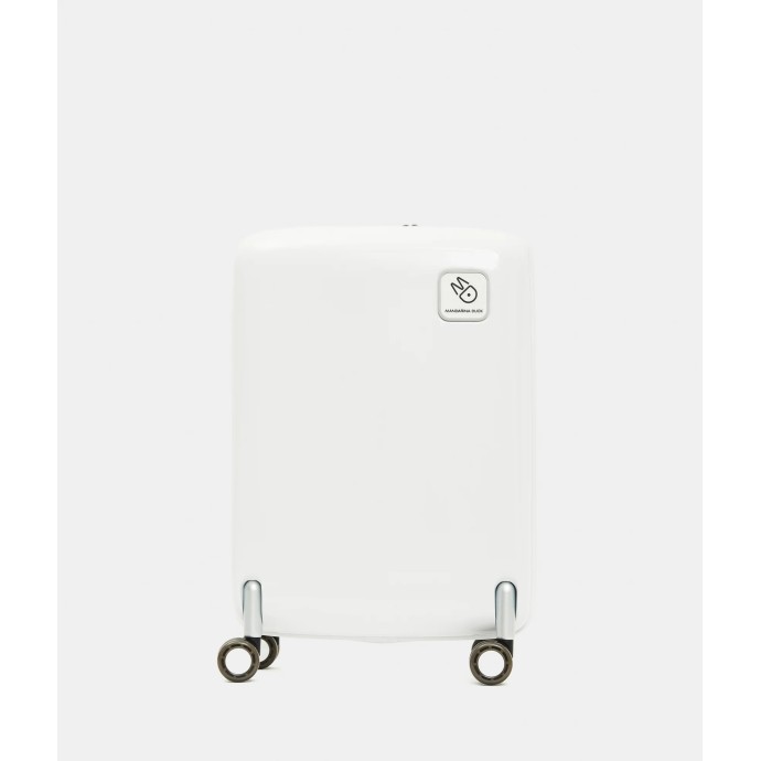 Mandarina Duck Sky Duck Βαλίτσα Καμπίνας Σκληρή Επεκτεινόμενη 55cm P10OJV11-270 Blanc
