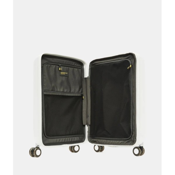Mandarina Duck Sky Duck Βαλίτσα Καμπίνας Σκληρή Επεκτεινόμενη 55cm P10OJV11-270 Blanc