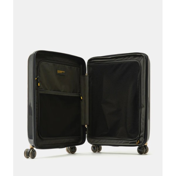 Mandarina Duck Sky Duck Βαλίτσα Καμπίνας Σκληρή Επεκτεινόμενη 55cm P10OJV11-A80 Dark Gloss