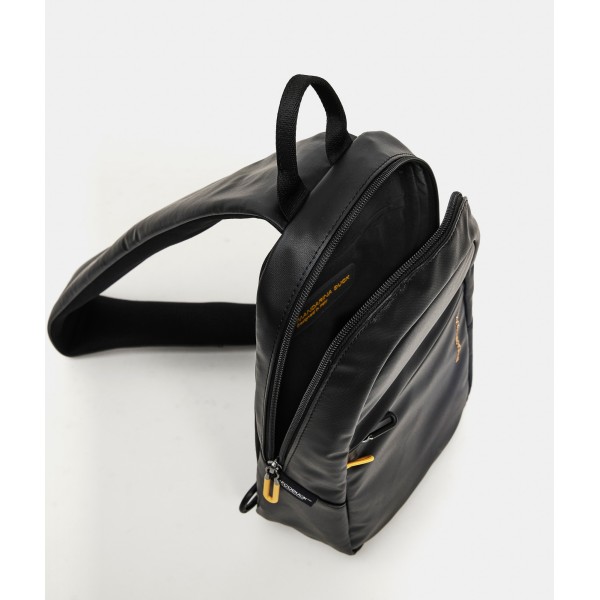 Σακίδιο Πλάτης - Διαγώνιο Mandarina Duck Eco Coated Crossbody Bag P10OST02 Black