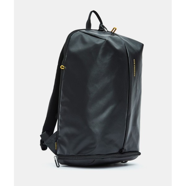 Σακίδιο Πλάτης- Καμπίνας Mandarina Duck Eco Coated Large Backpack With Zip P10OST11-651 Black ΣΑΚΙΔΙΑ ΠΛΑΤΗΣ