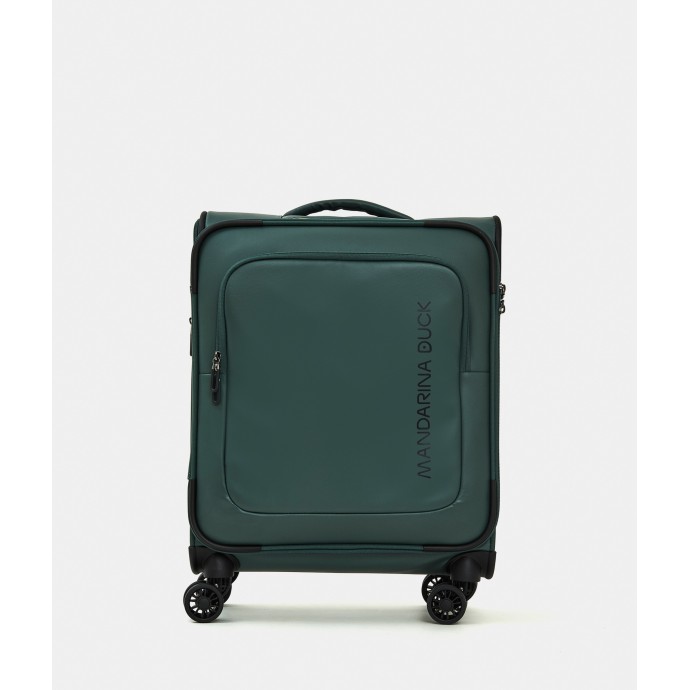 Βαλίτσα Καμπίνας Μαλακή Mandarina Duck Eco Coated Soft Trolley 55x40x20cm Deep Green
