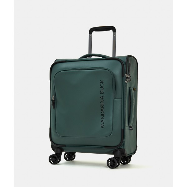 Βαλίτσα Καμπίνας Μαλακή Mandarina Duck Eco Coated Soft Trolley 55x40x20cm Deep Green