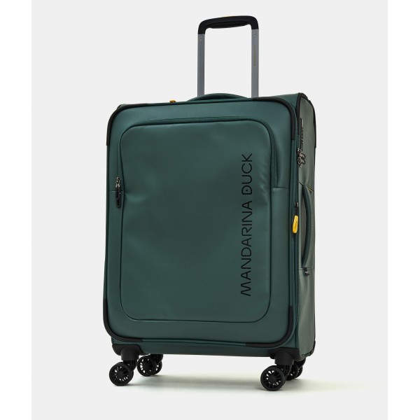 Βαλίτσα Μεσαία Μαλακή Επεκτεινόμενη Mandarina Duck Eco Coated Soft Trolley 67x43x26/29cm Deep Green Βαλίτσα Μεσαία Μαλακή Επεκτεινόμενη Mandarina Duck Eco Coated Soft Trolley 67x43x26/29cm Deep Green
