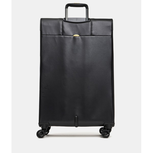 Βαλίτσα Μεγάλη Μαλακή Επεκτεινόμενη Mandarina Duck Eco Coated Soft Trolley 78x48x27.5/32cm Black