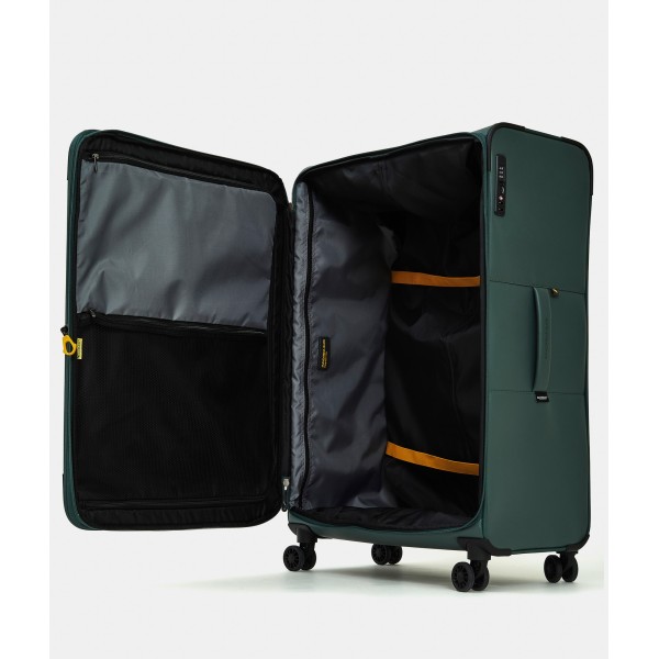 Βαλίτσα XL Μαλακή Επεκτεινόμεη Mandarina Duck Eco Coated Soft P10OSV05 85x52x32/34cm Deep Green